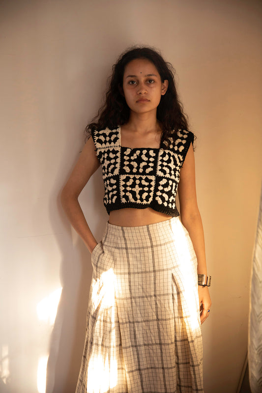 Dhari - 2 Crop Top