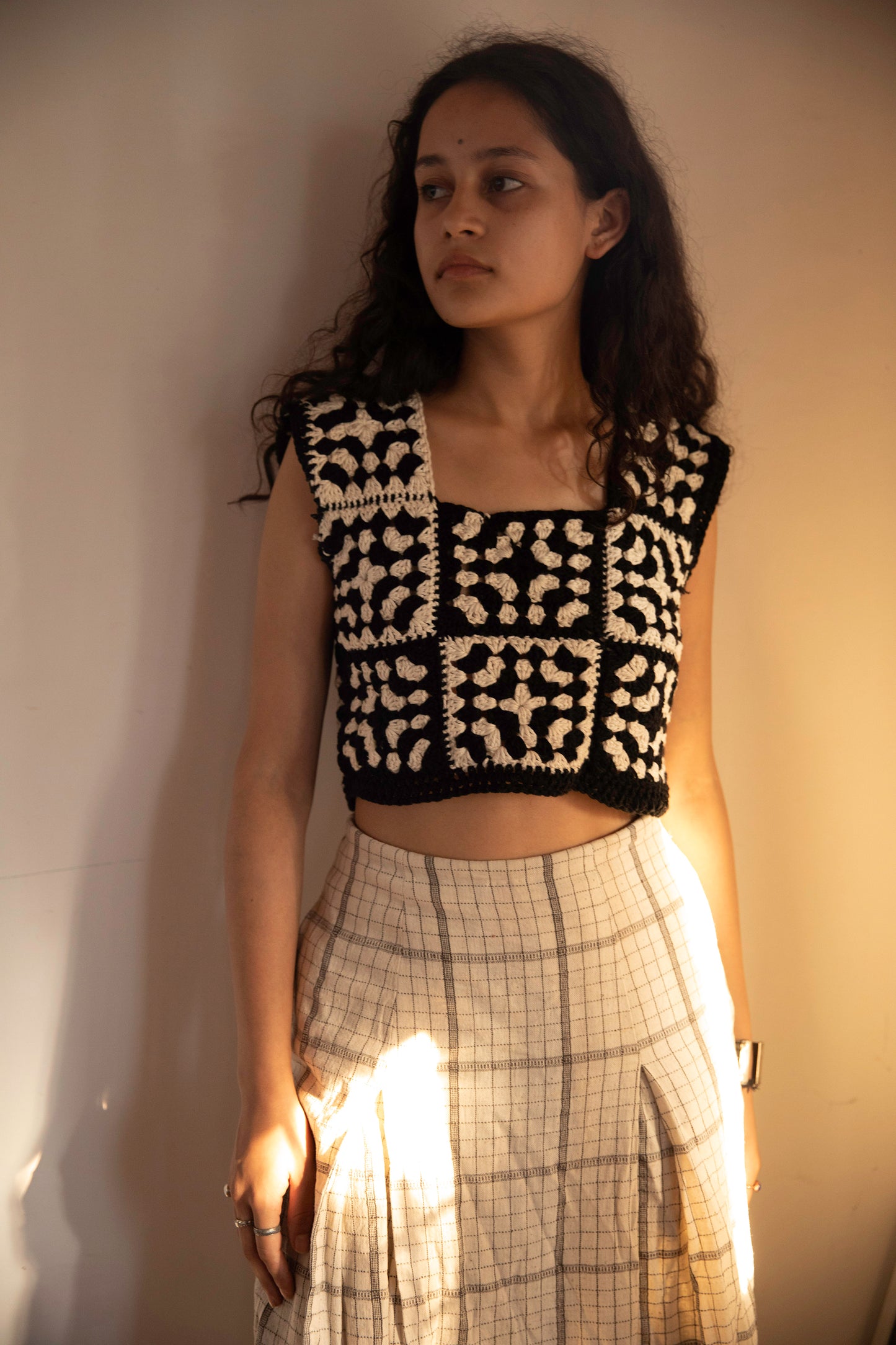 Dhari - 2 Crop Top