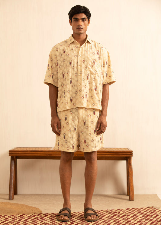 BEADED TASSELS SHORTS