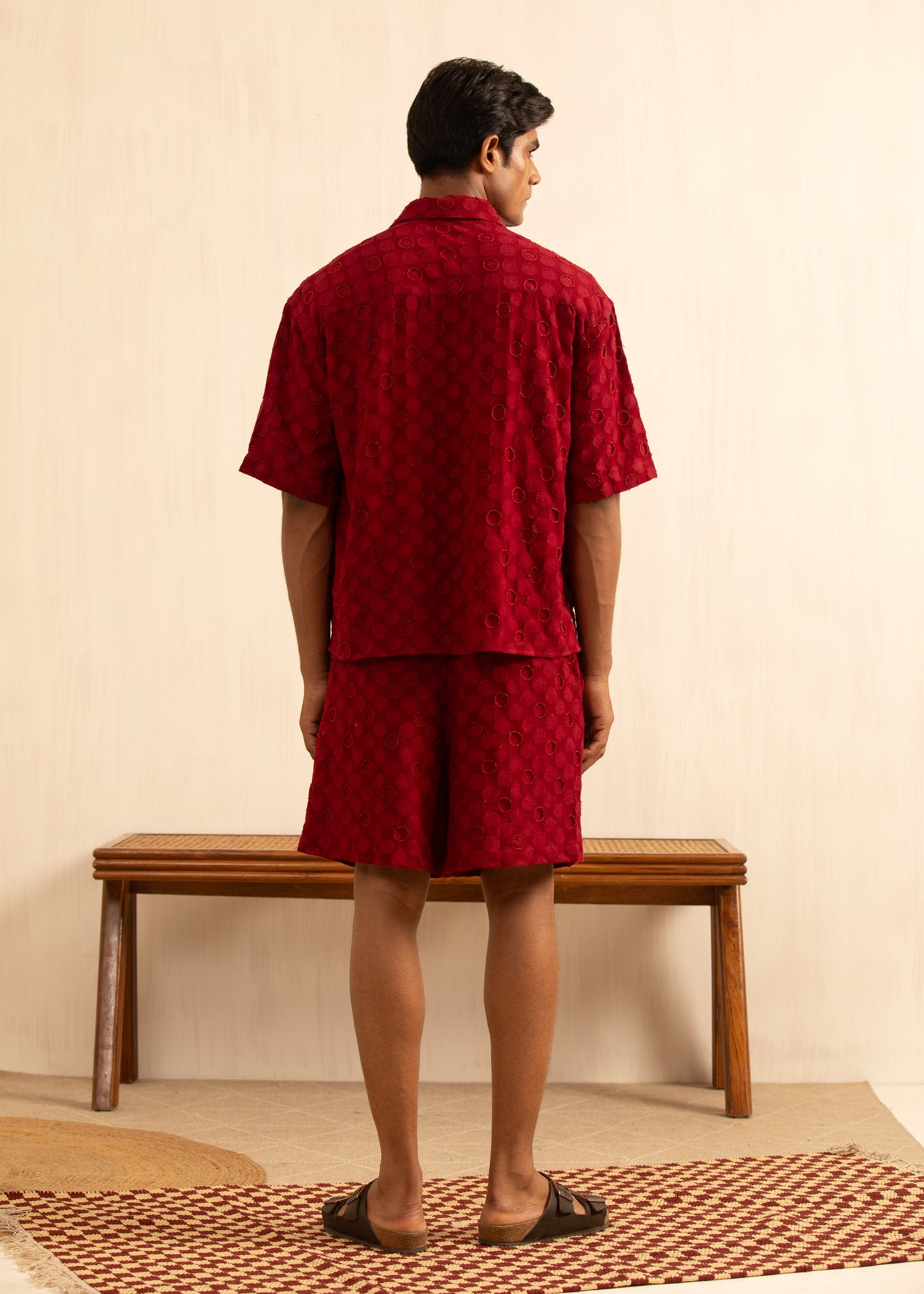 RED BEADED SHIRT