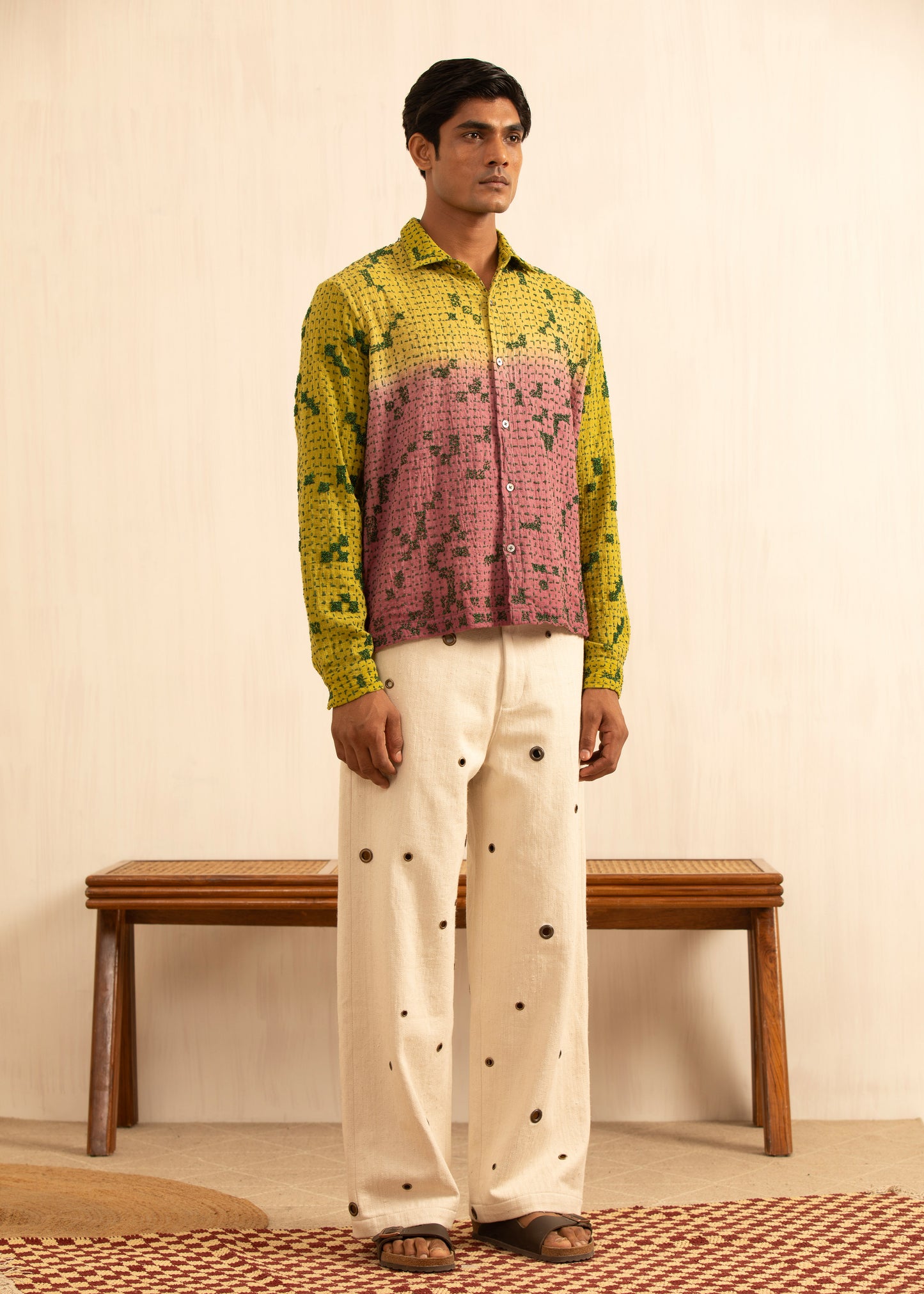 KANTHA BLOCK SHIRT