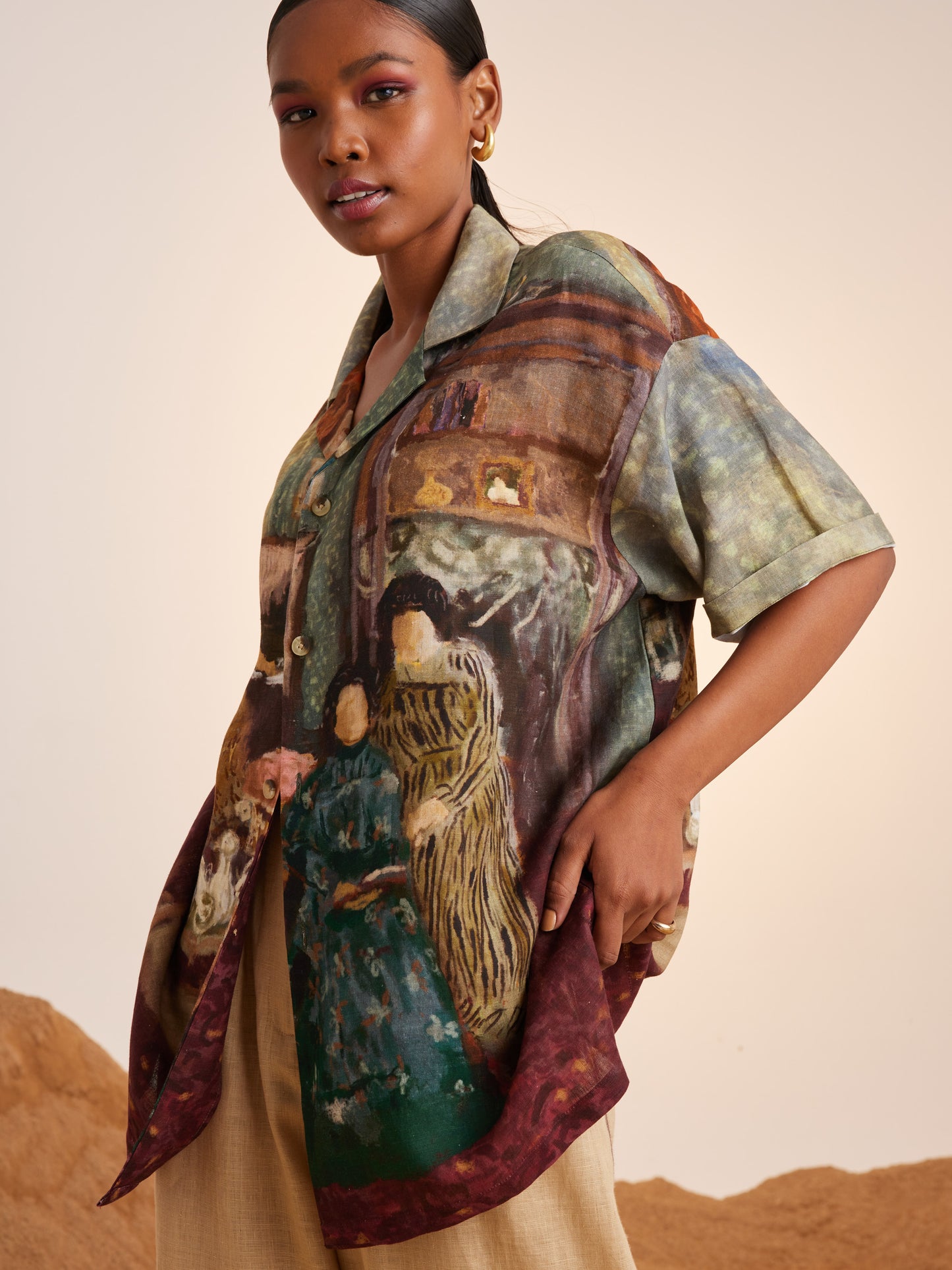 Unisex Oversized Shirt - High Tea