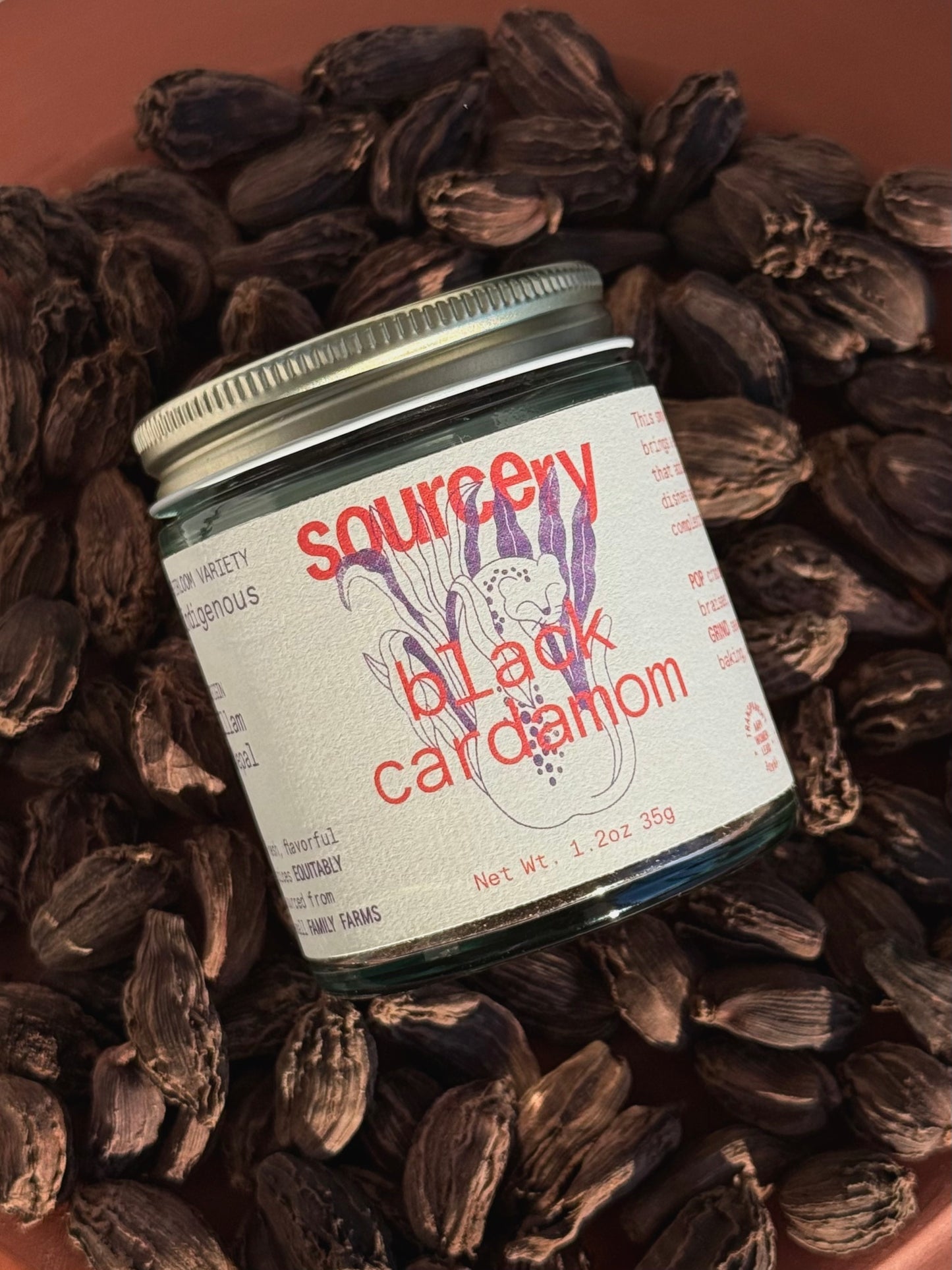 Whole Black Cardamom