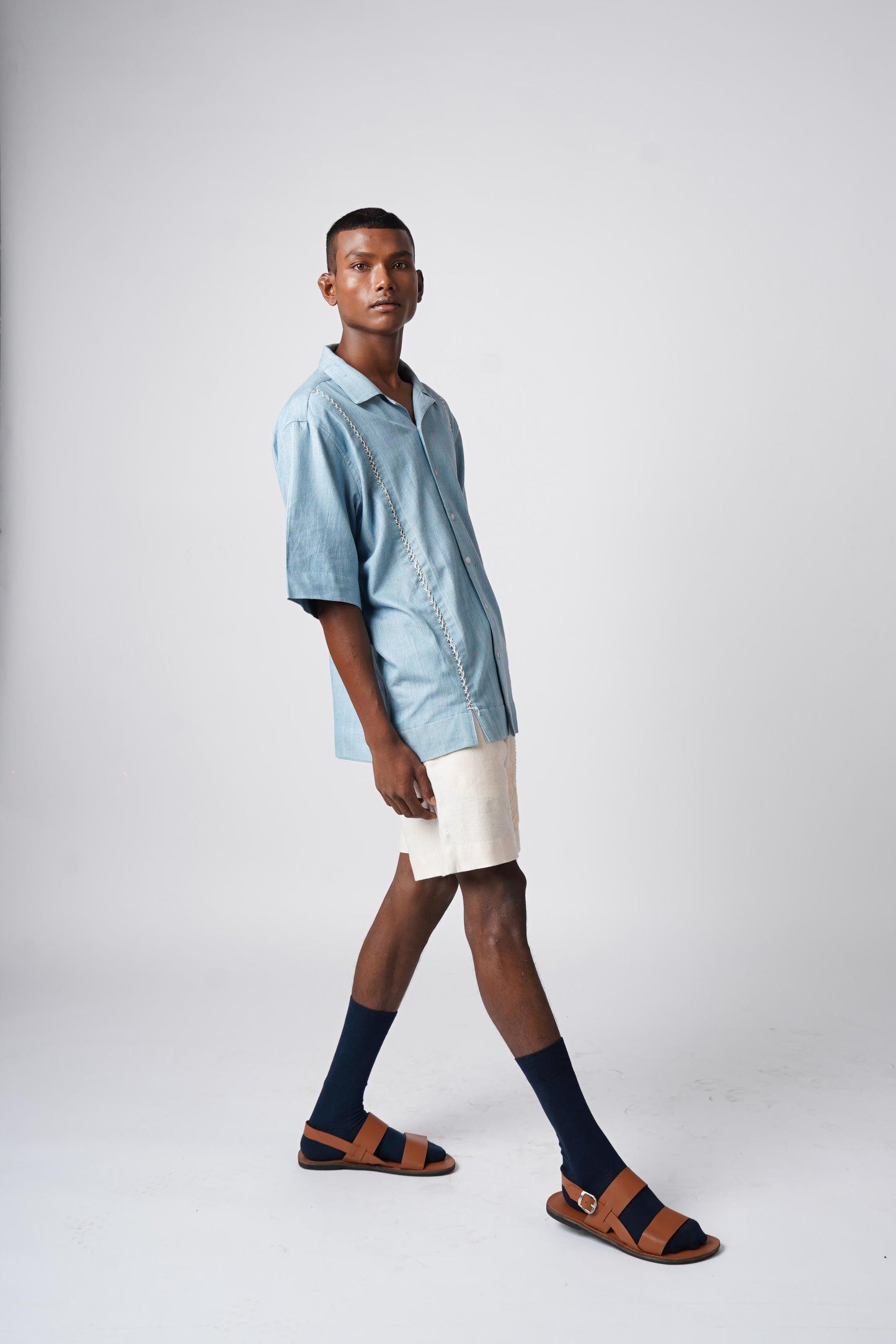 Light indigo shirt