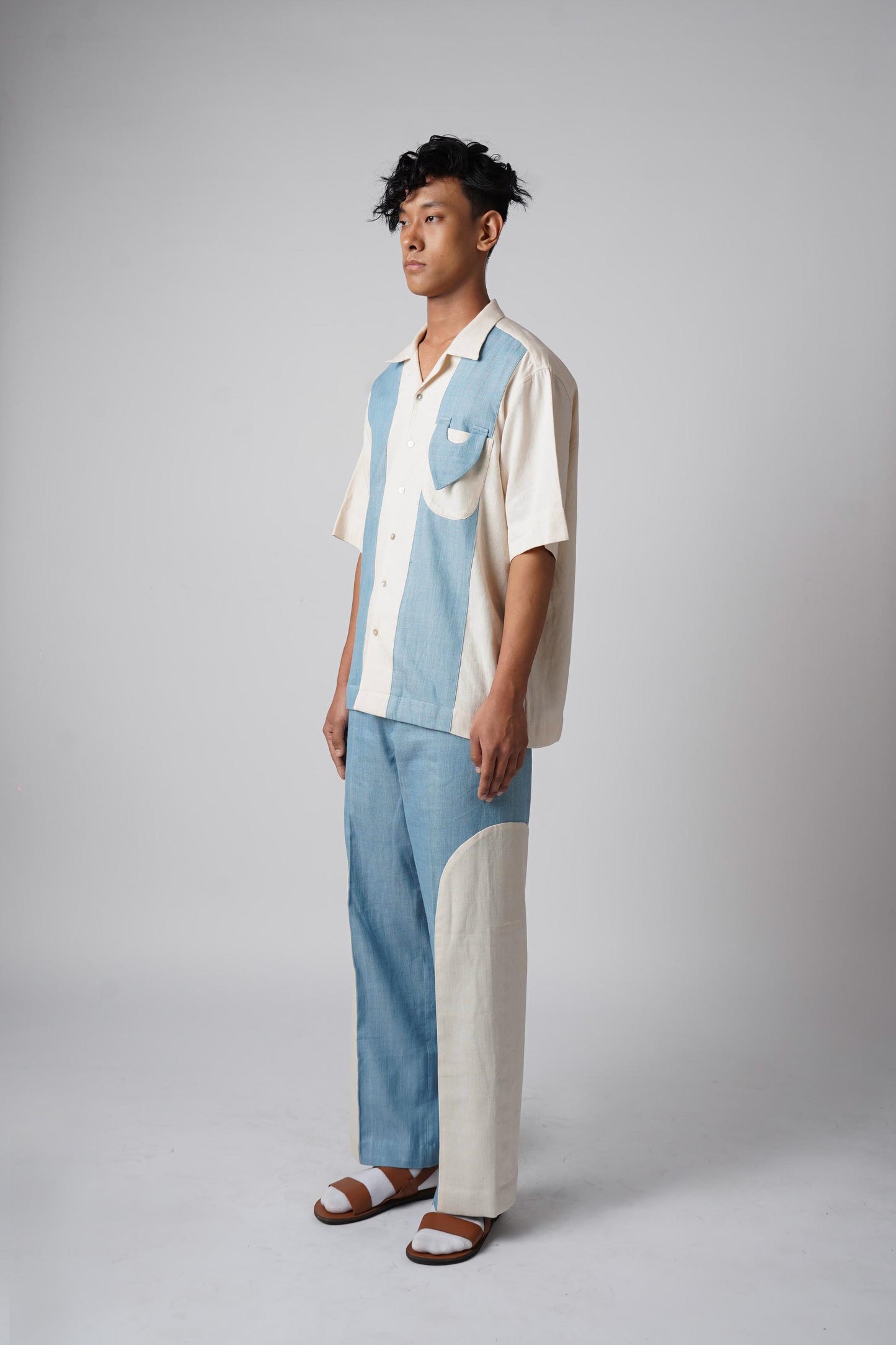 Urban color blocked shirt
