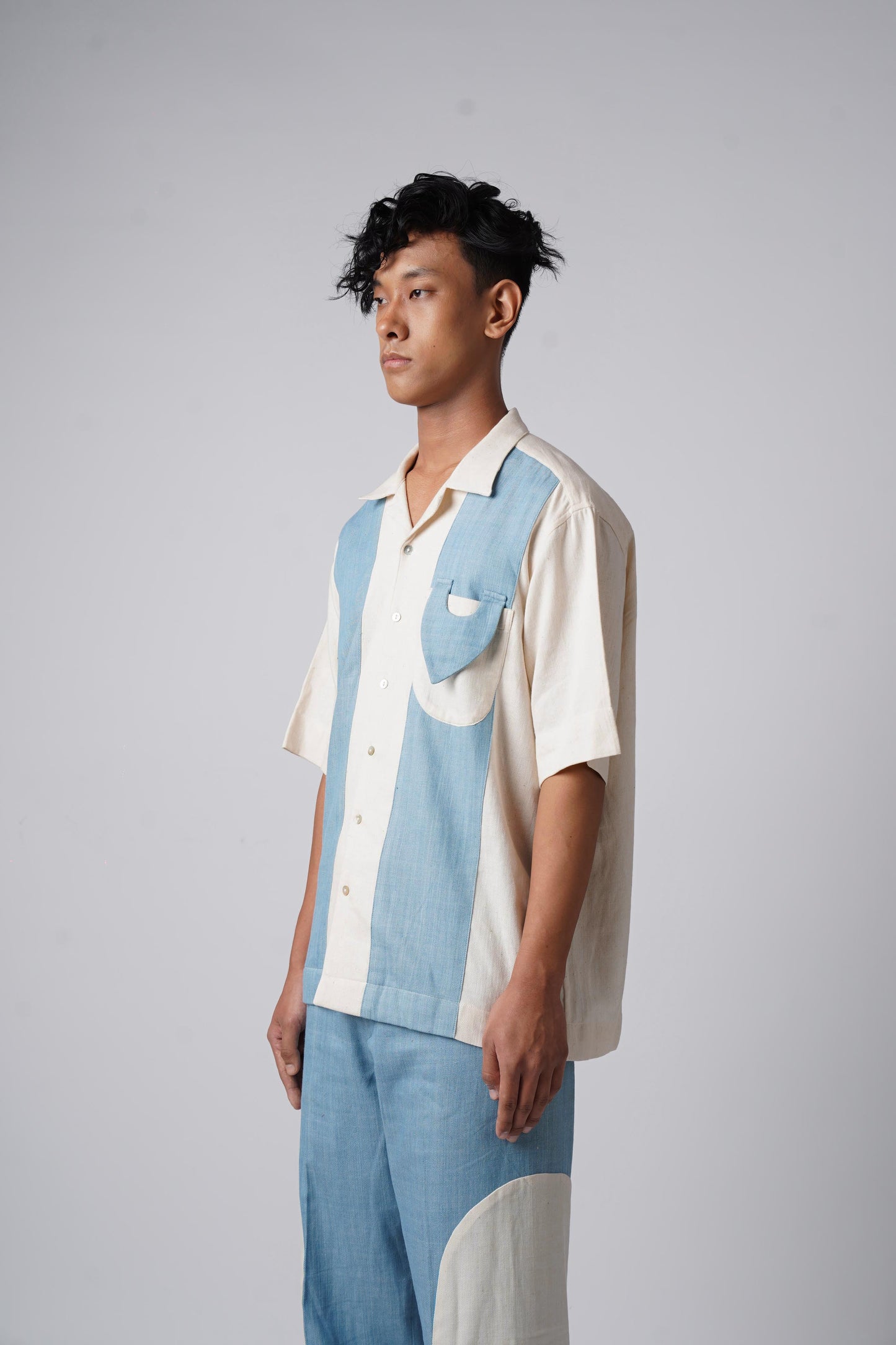 Urban color blocked shirt