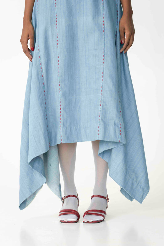 Statement godet dress