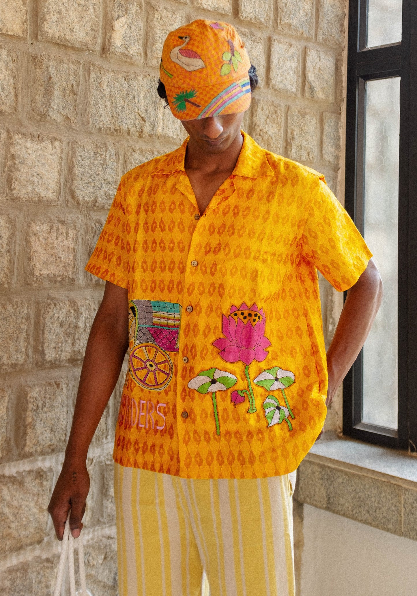 Ikat Kantha Love Story shirt