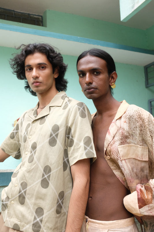 DNA ARGYLE REGIMENT SHIRT- PISTA GREEN