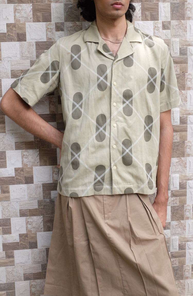 DNA ARGYLE REGIMENT SHIRT- PISTA GREEN