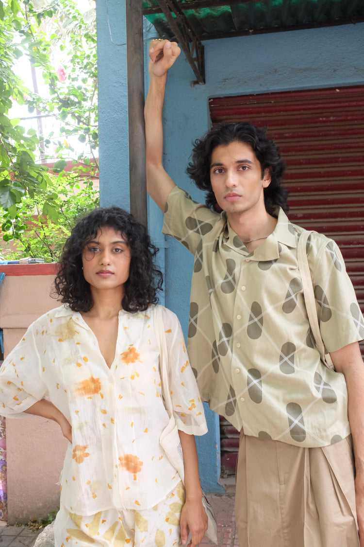 DNA ARGYLE REGIMENT SHIRT- PISTA GREEN