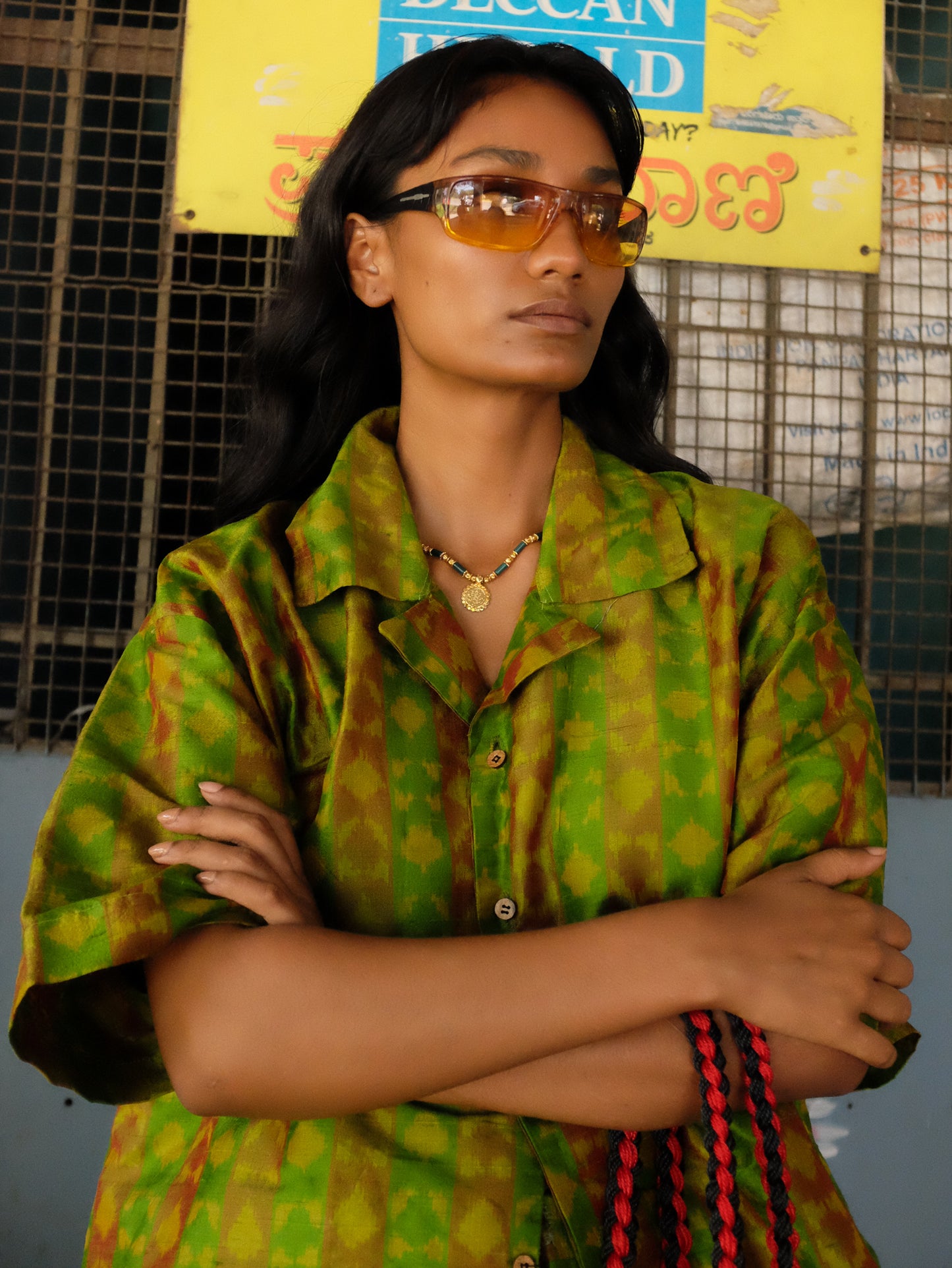 Ikat Multi-green Shirt