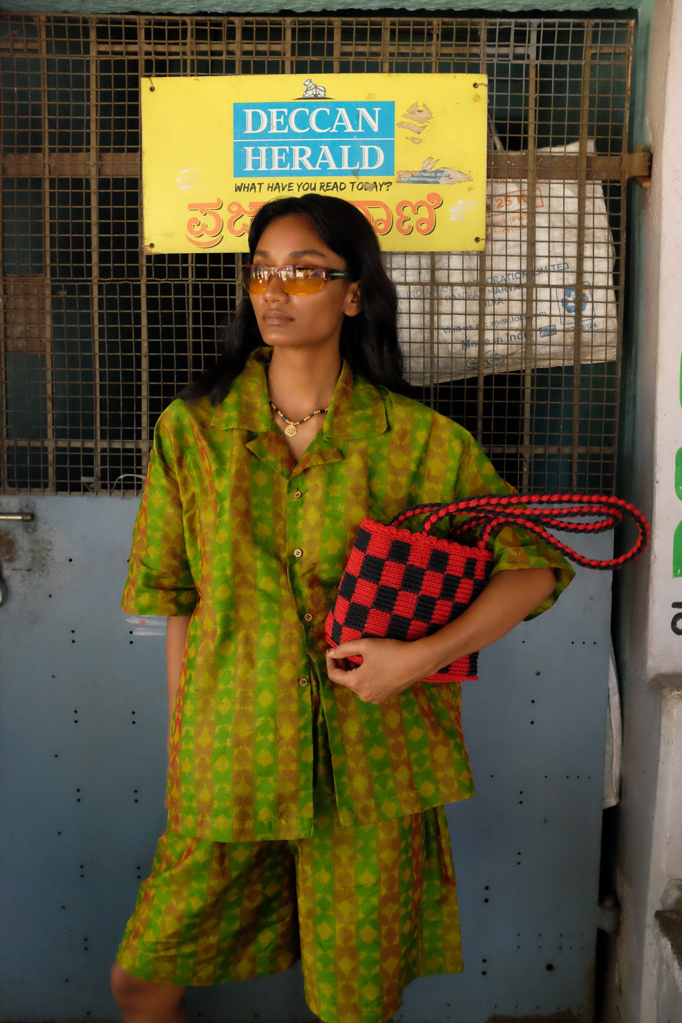 Ikat Multi-green Shirt