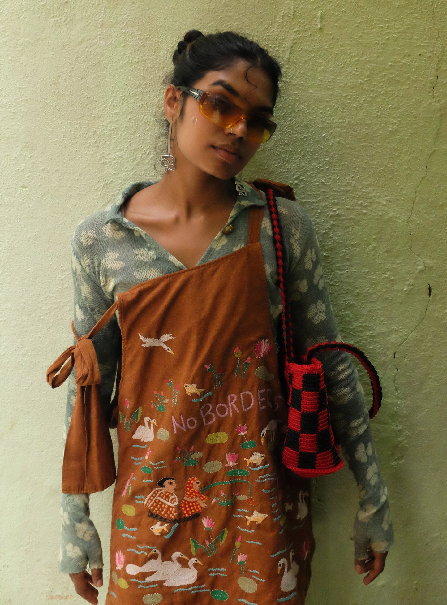 Lotus Lake Kantha Mini Dress