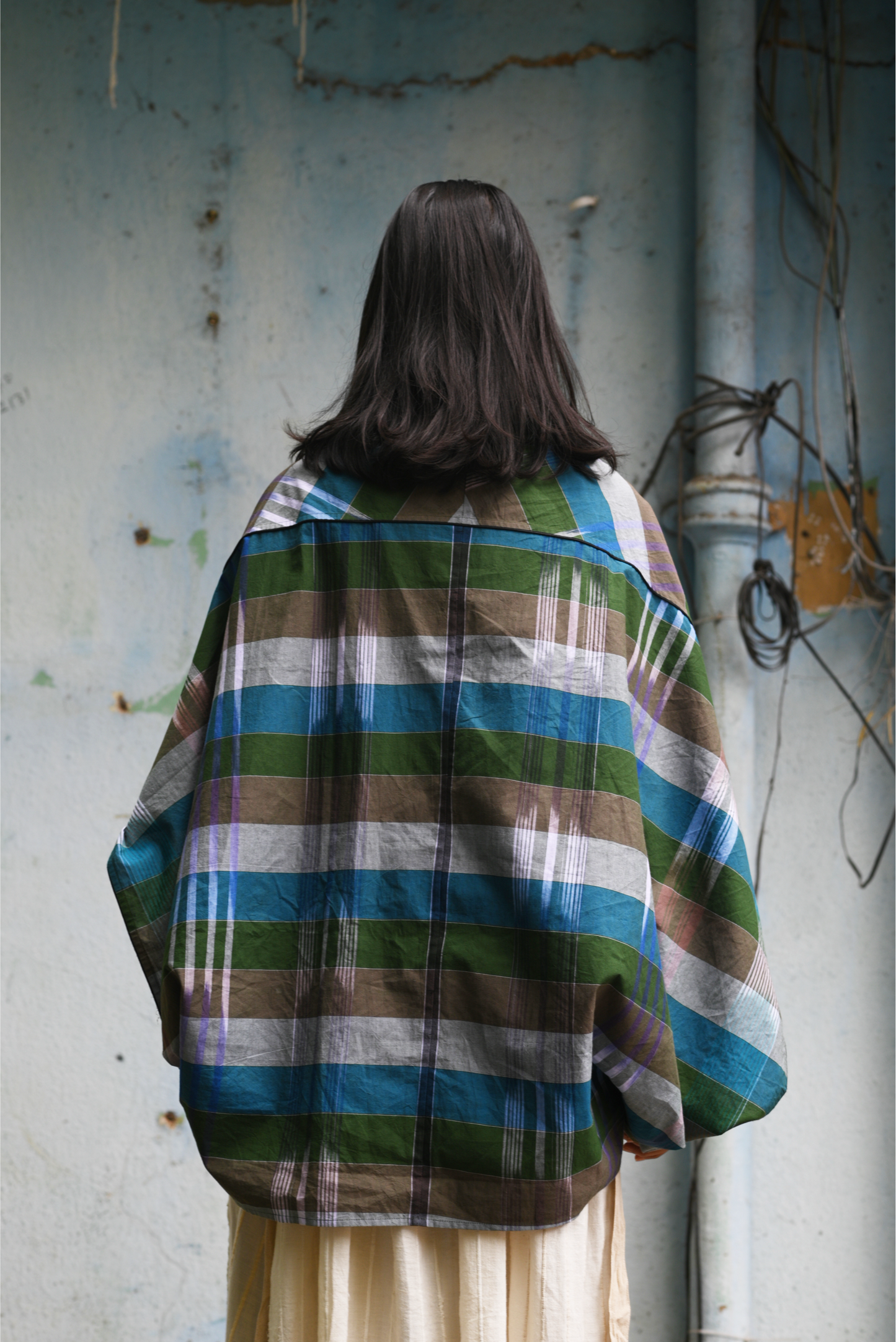 Bloom Shirt Blue And Green