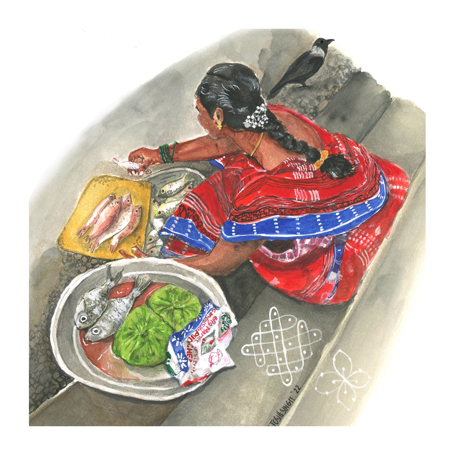 Selvi, the fisher woman from Pondicherry