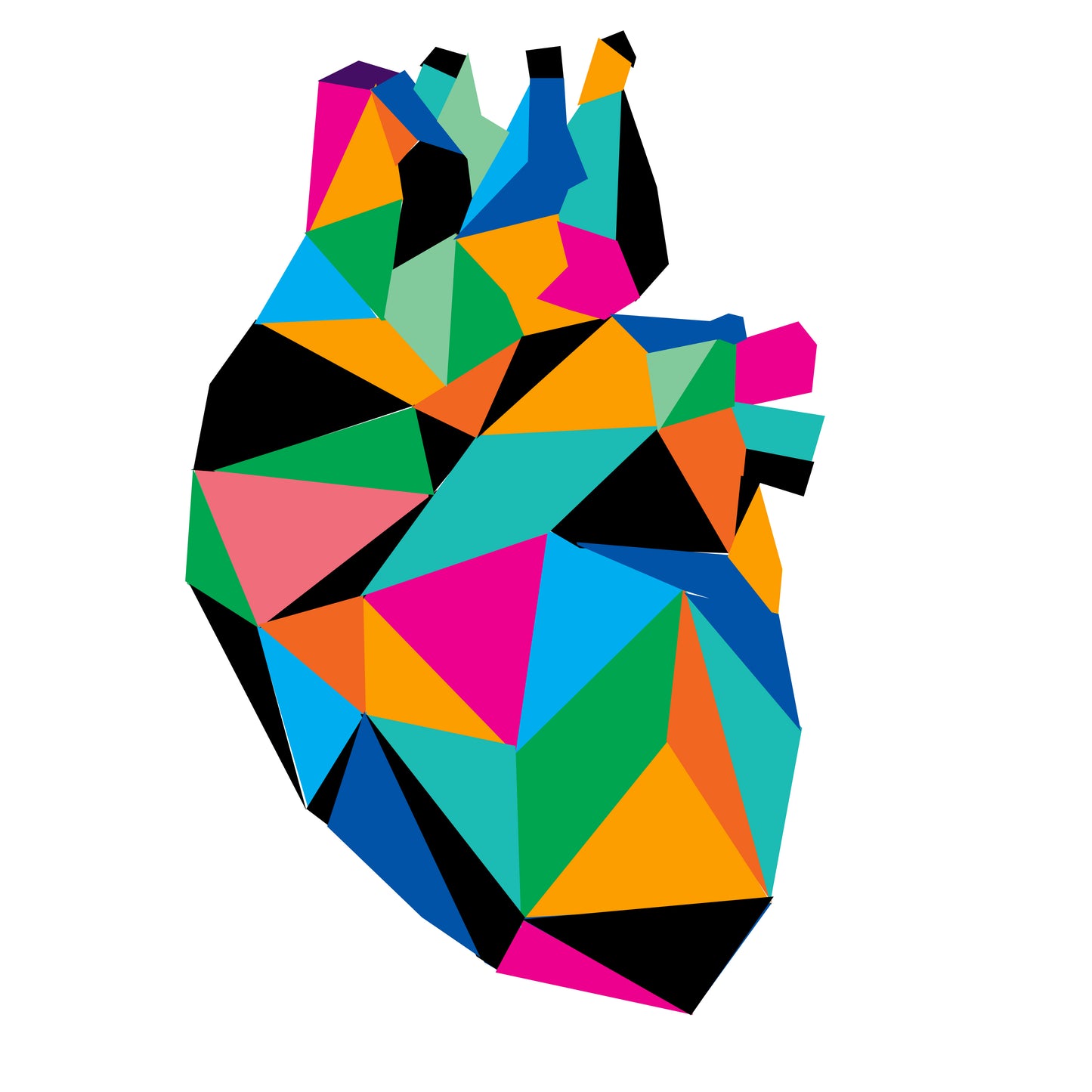 The Heart (Square Art Print)
