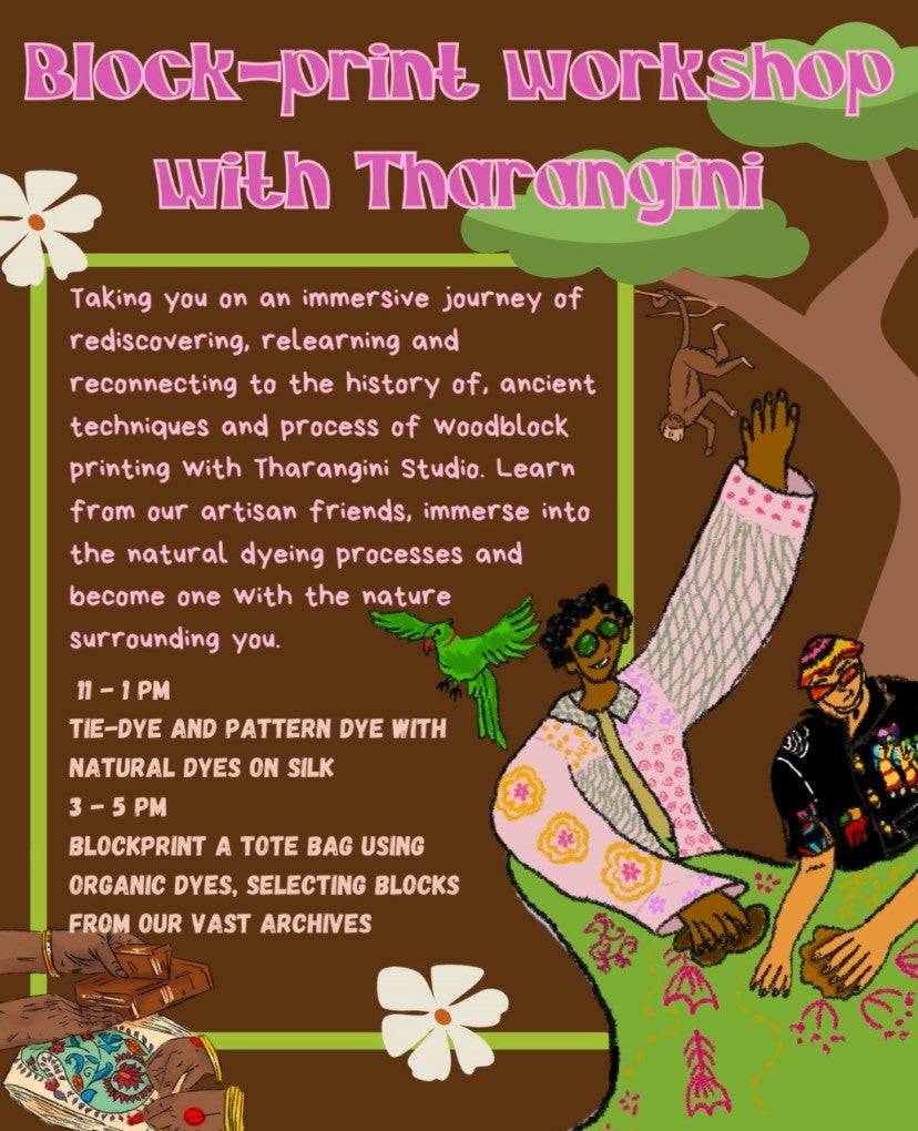 Revive the art of Block Printing with Tharangini