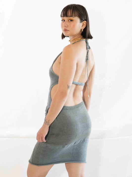 Saturday Indigo Silk Cocoon Dress