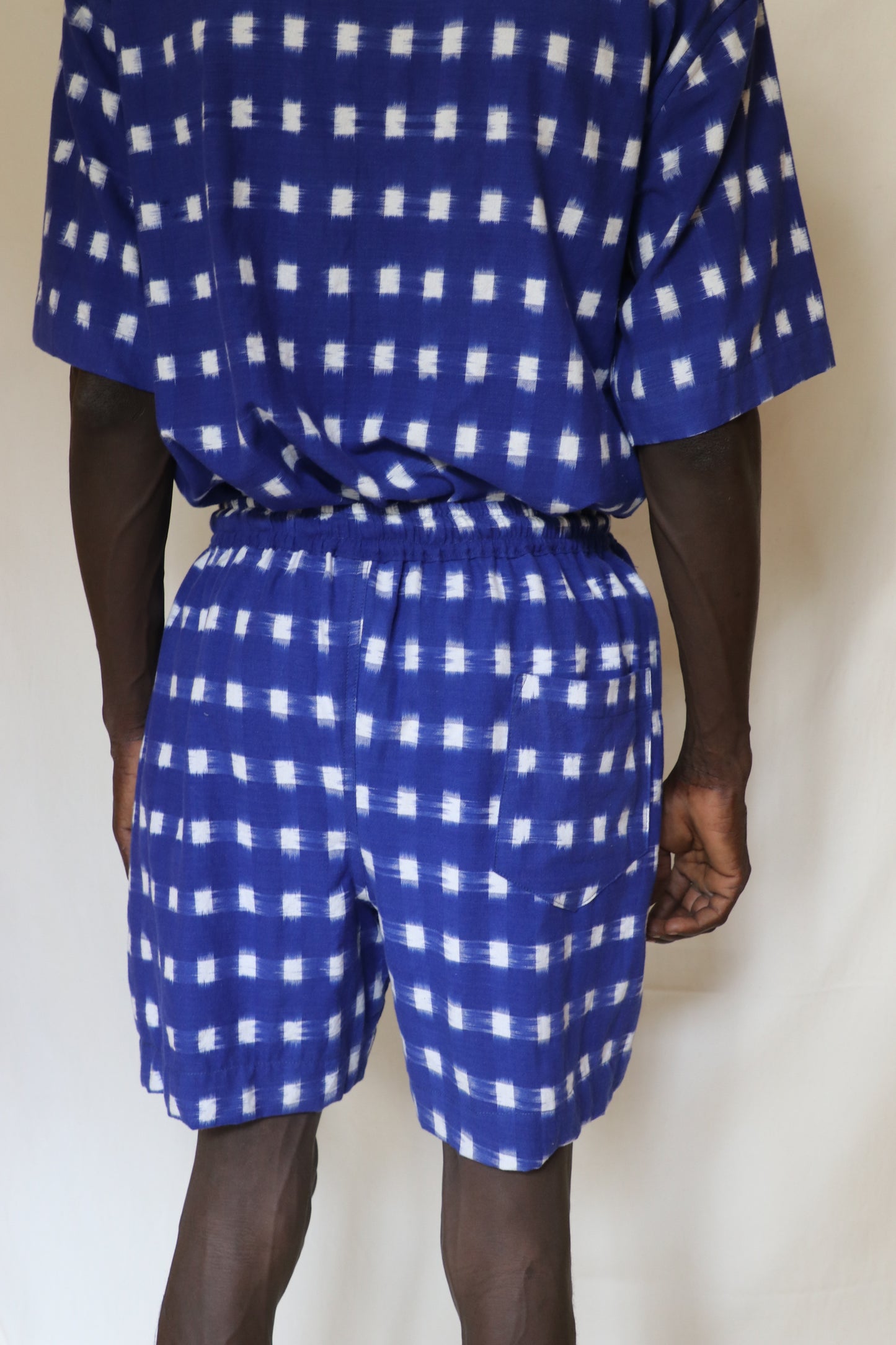 Blue check short