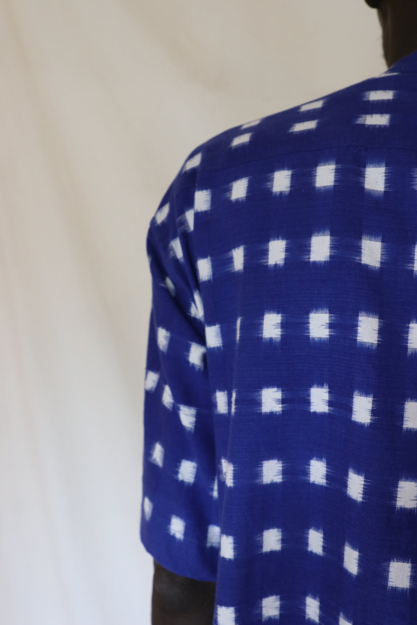 Blue check shirt