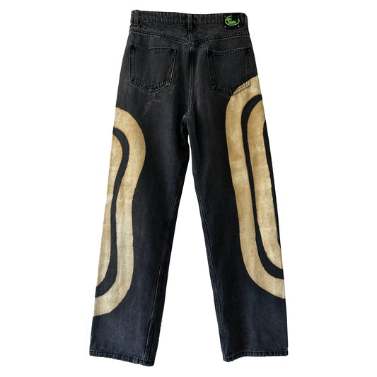 Inperfect Denim Circle Pants