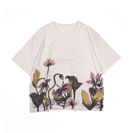 Lotus Garden in “natural ecru”