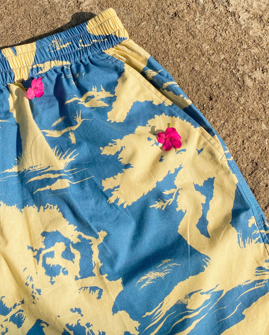 Rainforest Shorts (Blue)