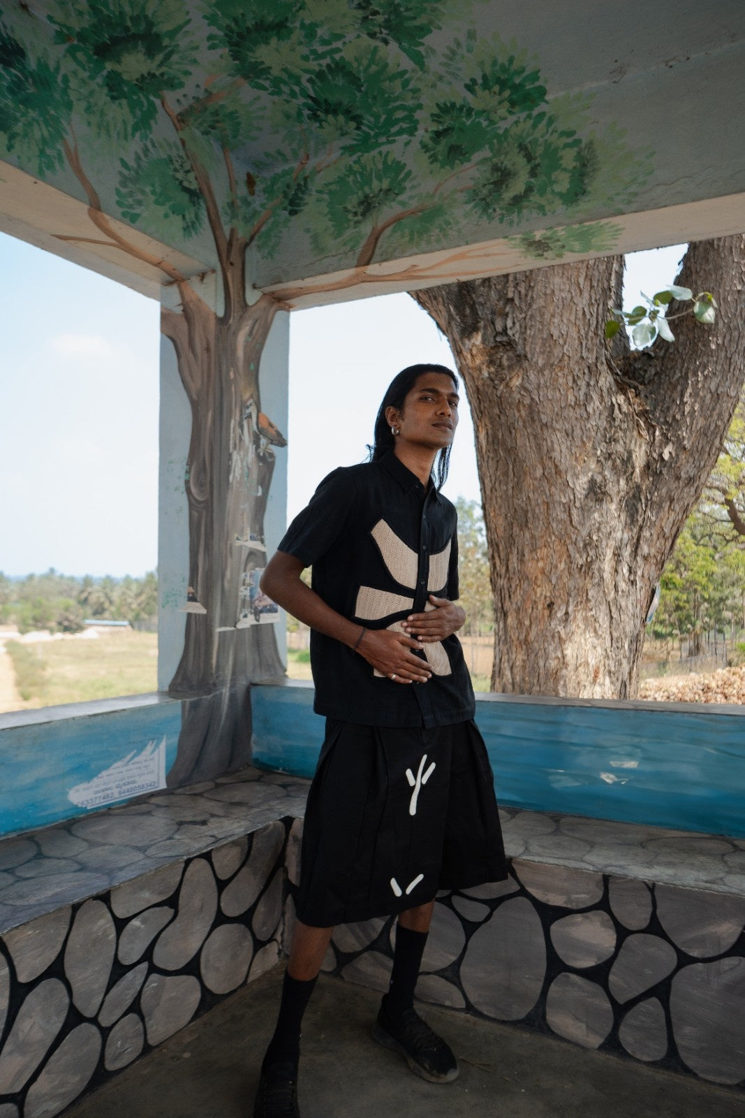 Black Symbolic Skirt