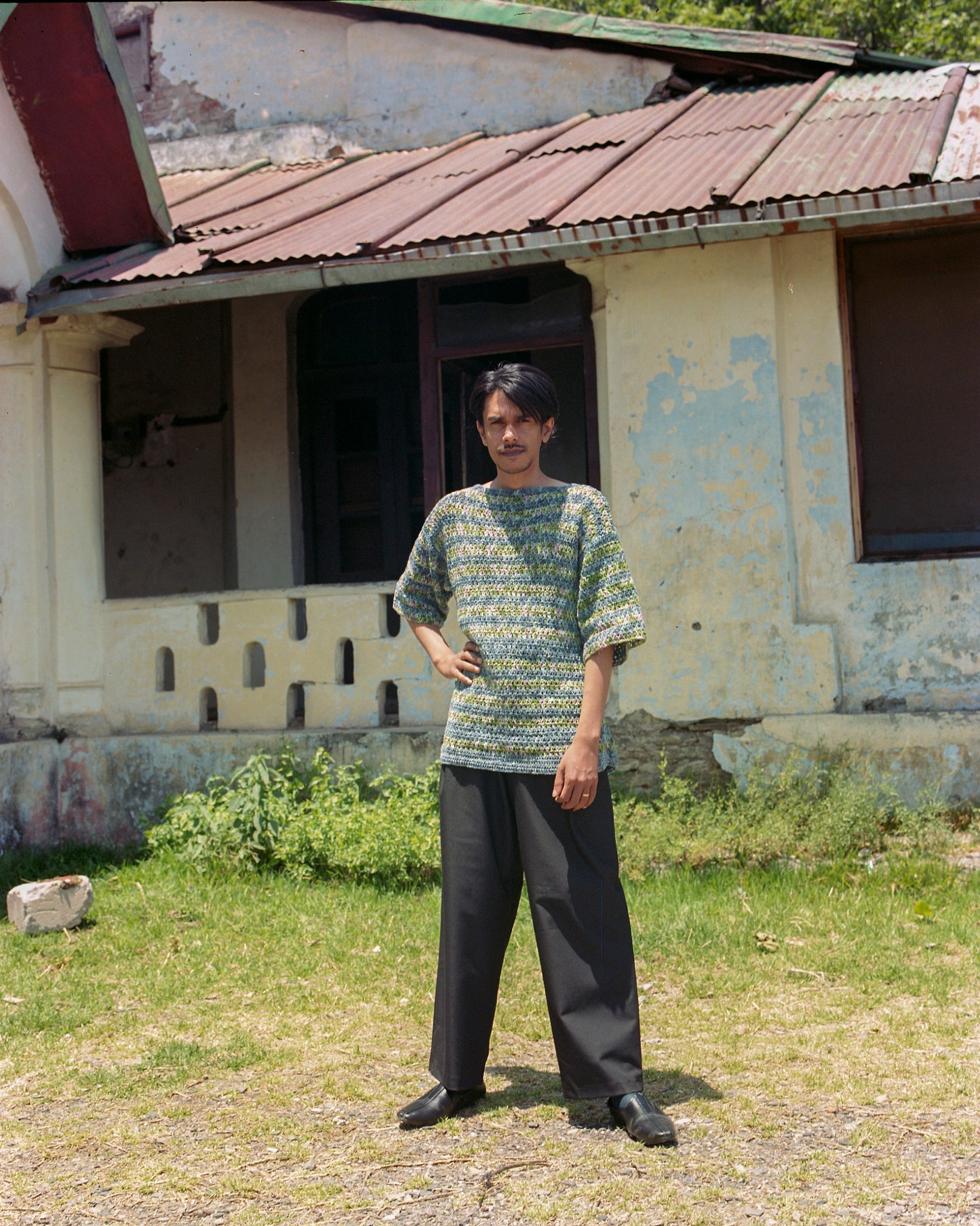 Hand dyed Multi Colour T-shirt