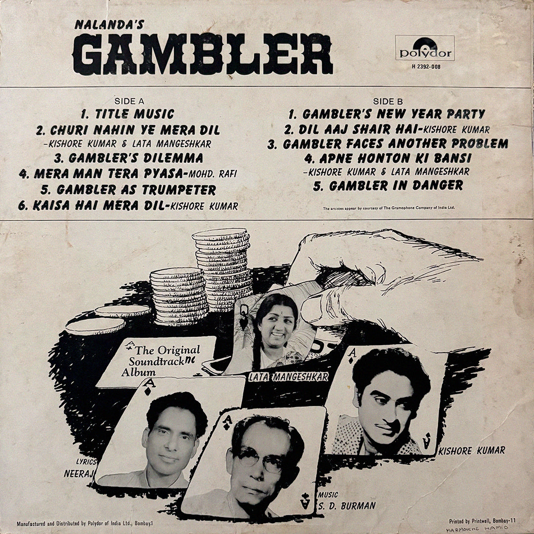 S. D. Burman – Gambler