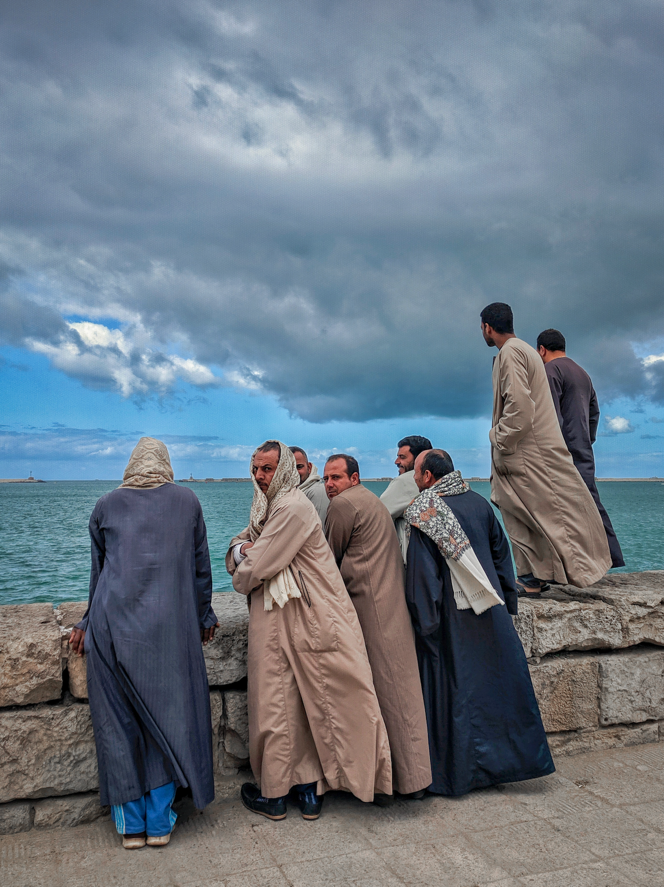 Facing the Sea