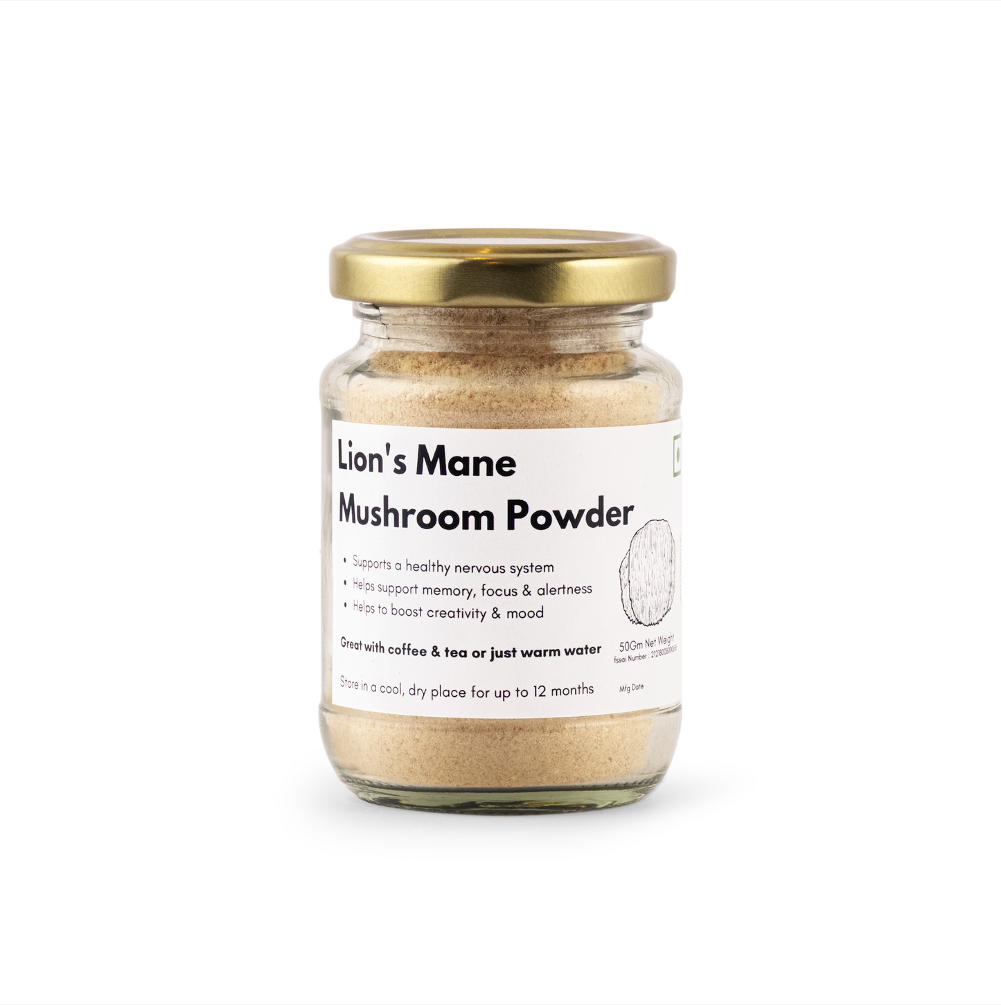 Lion’s Mane Mushroom Powder