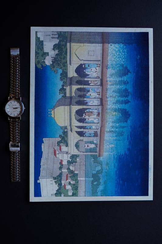 Daak Art Prints - Prayers at Sunset, Udaipur, by Charles W. Bartlett