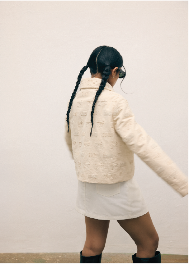 Canvas Embroidered Jacket