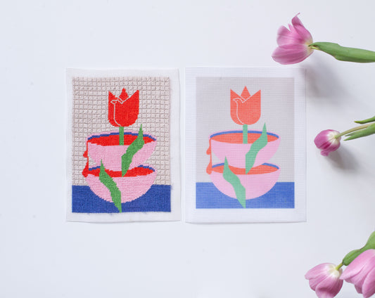 Memory in Bloom (DIY Needlepoint Full Kit)