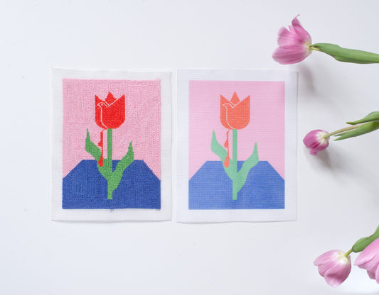 The Scarlet Rise (DIY Needlepoint Full Kit)