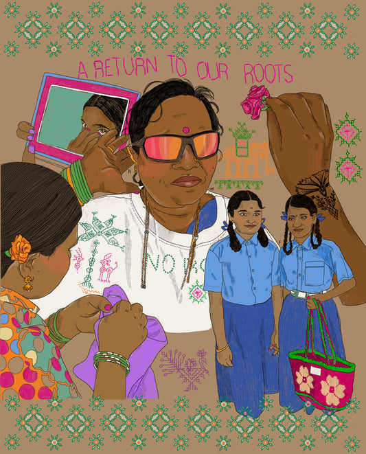 Stories of Kasuti Art Print