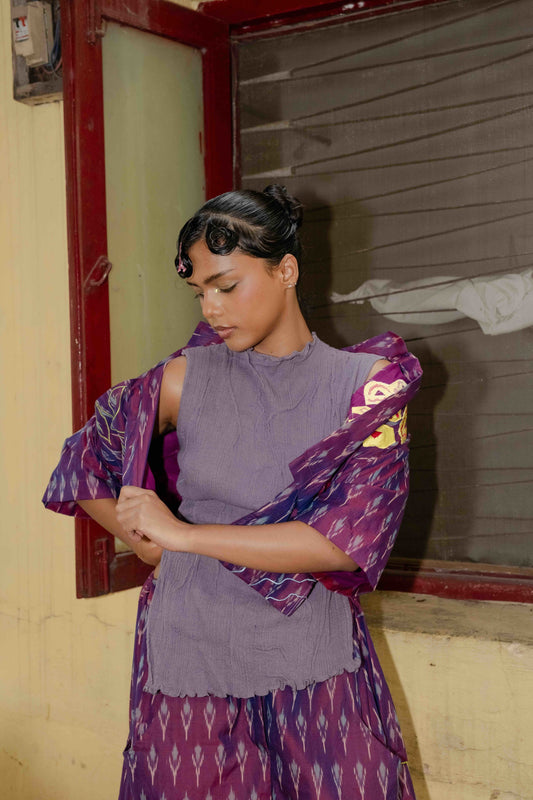 Let Love Grow Ikat Shirt & Pant Co-ord Set