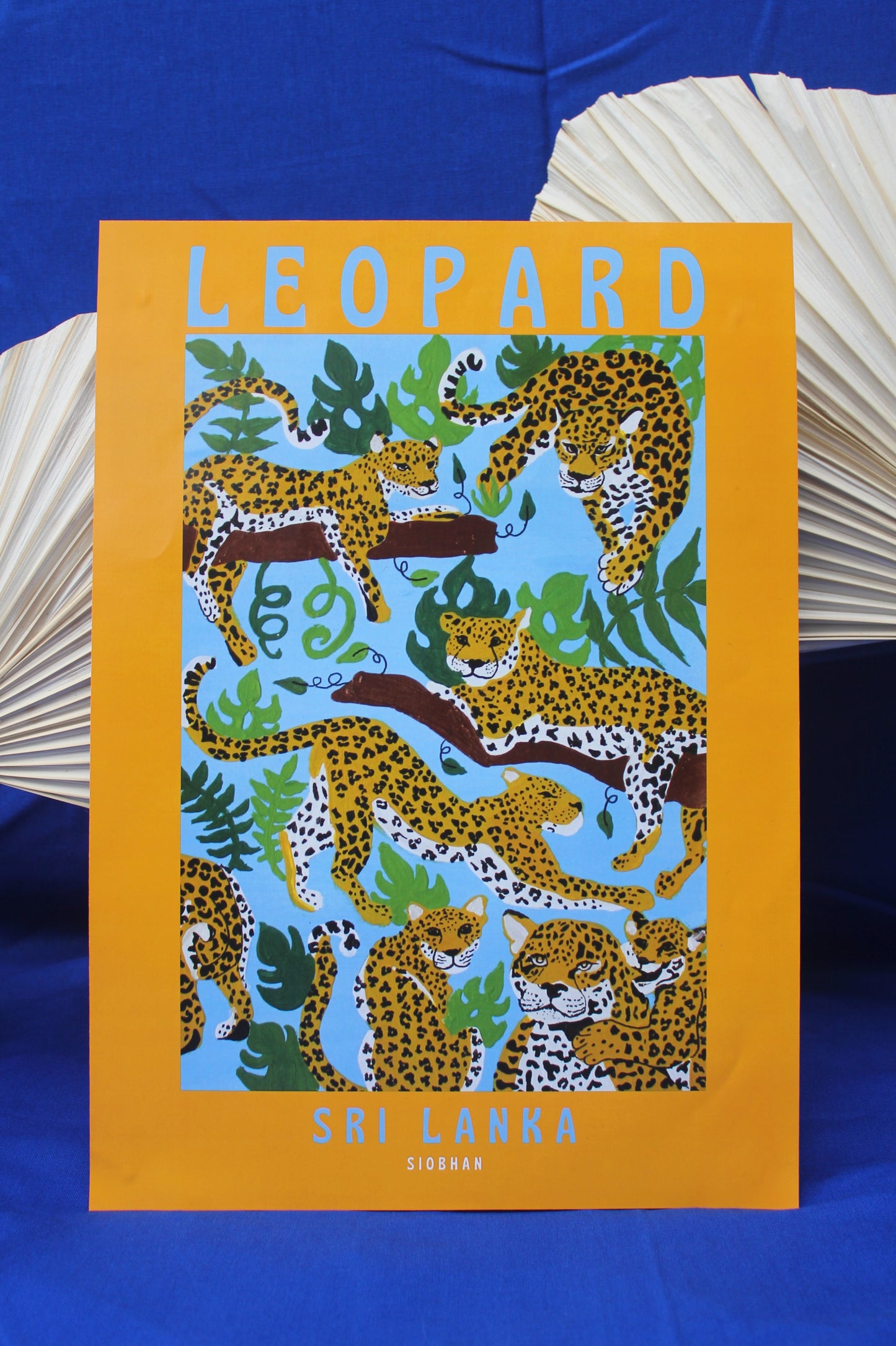 Leopard Travel Poster