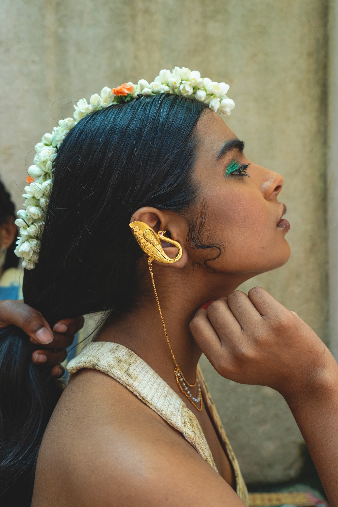 AZAAD | आज़ाद EAR LINKS (IN GOLD)