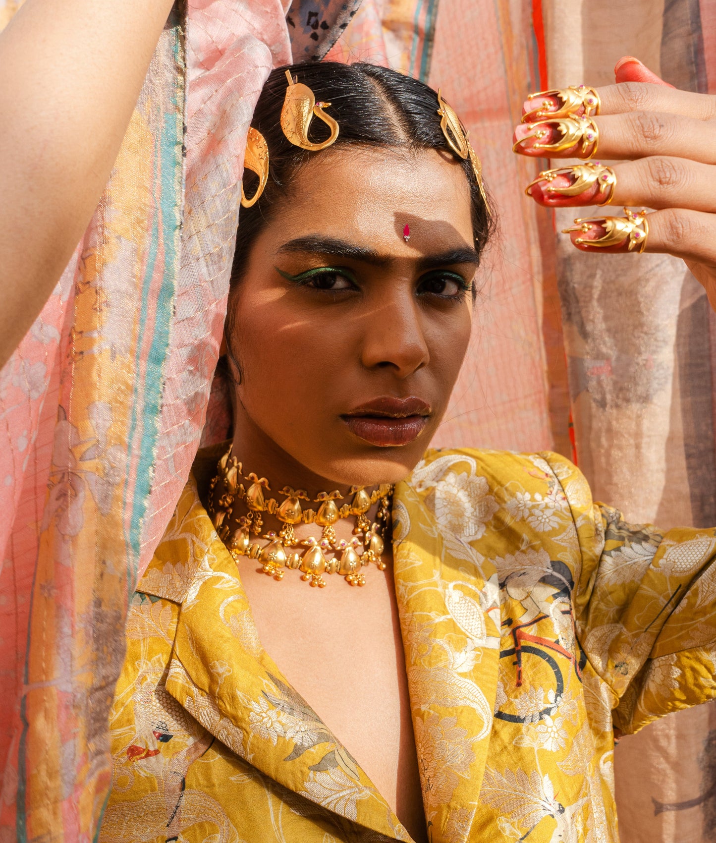SAAHAS | साहस NAIL CAPS ~TOE CAPS ~ (IN GOLD)