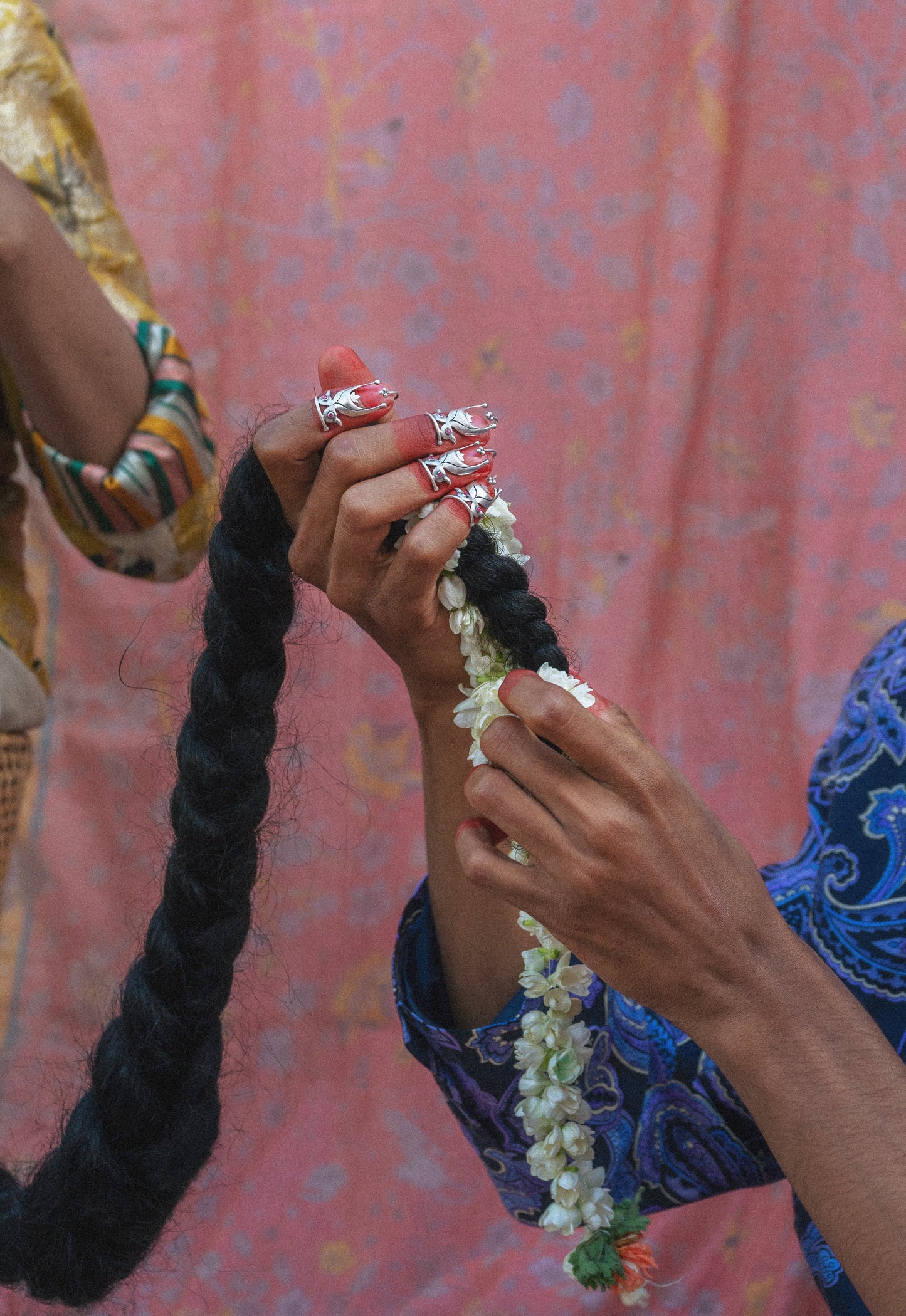 Saahas |साहस Nail Caps ~ Toe Caps ~ (In Silver)