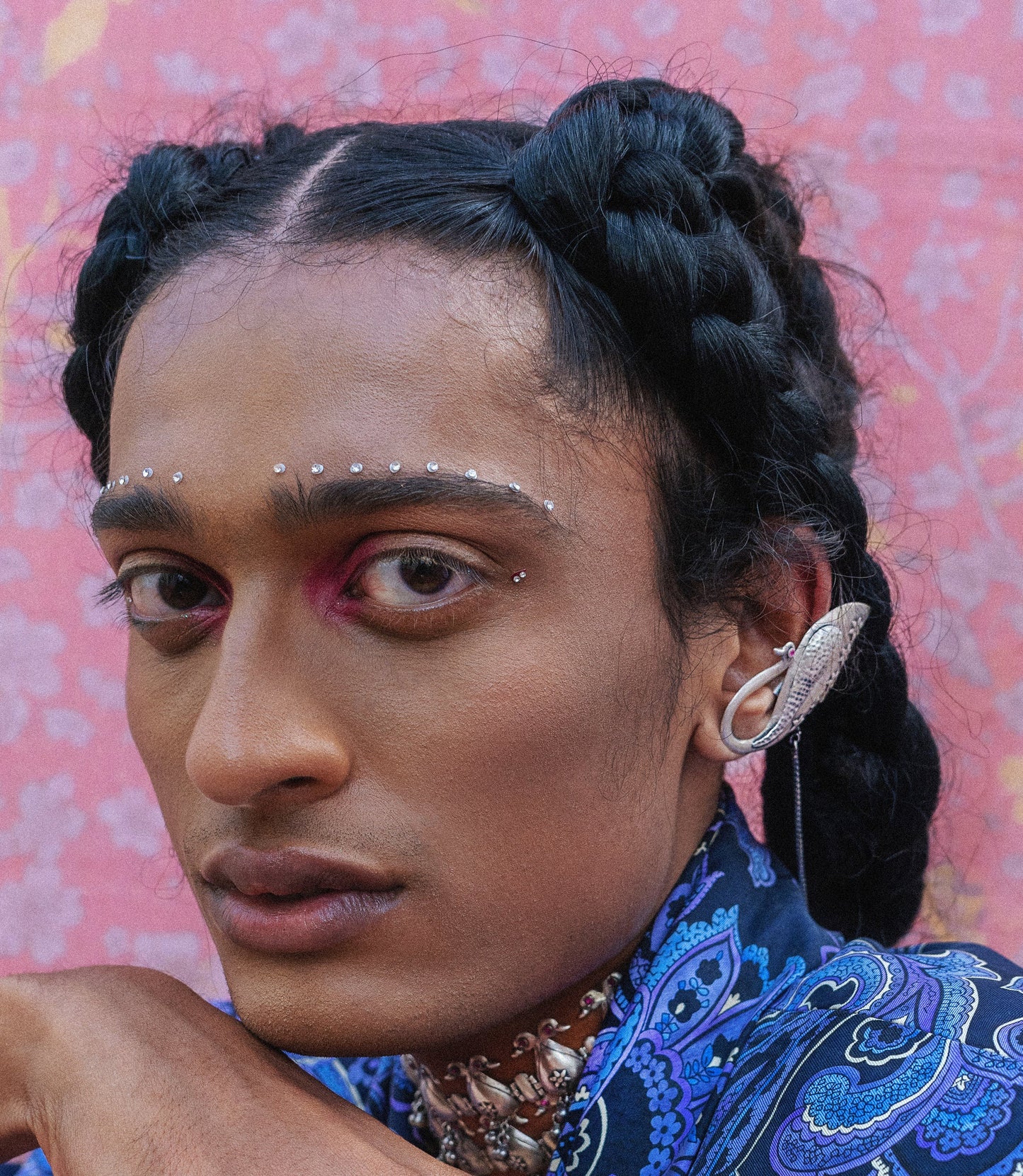 AZAAD | आज़ाद EAR LINKS (IN SILVER)
