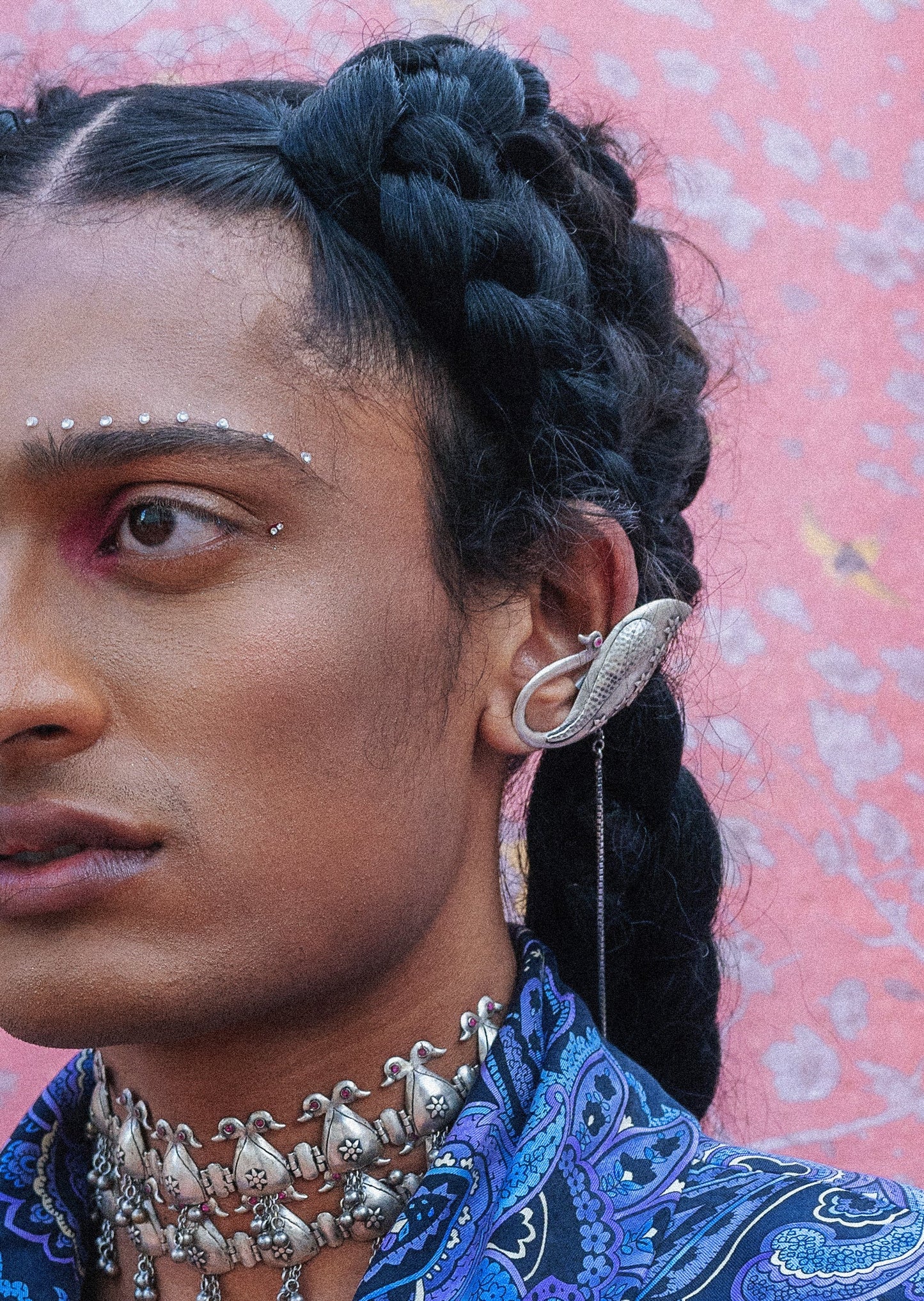 AZAAD | आज़ाद EAR LINKS (IN SILVER)