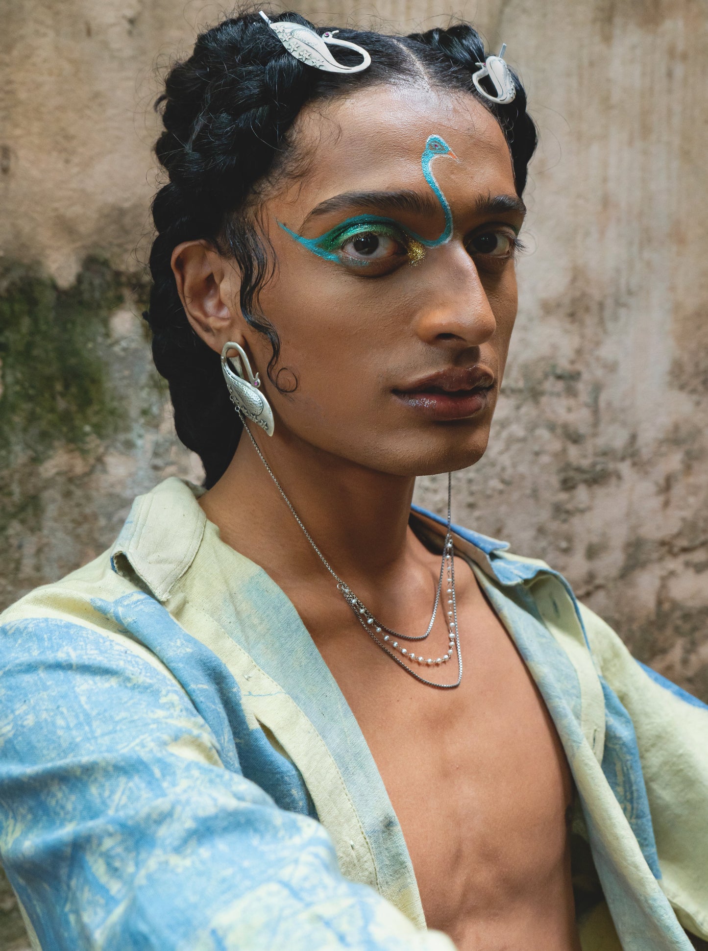 AZAAD | आज़ाद EAR LINKS (IN SILVER)