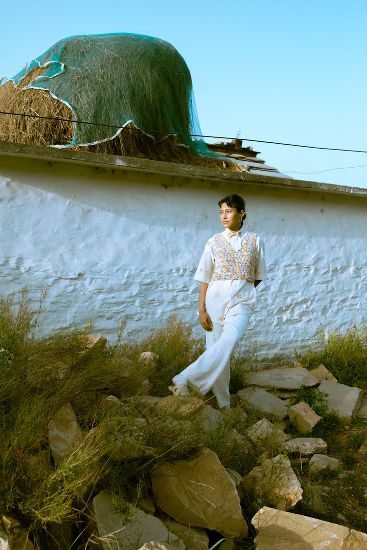 BAJOON MULBERRY SILK VEST