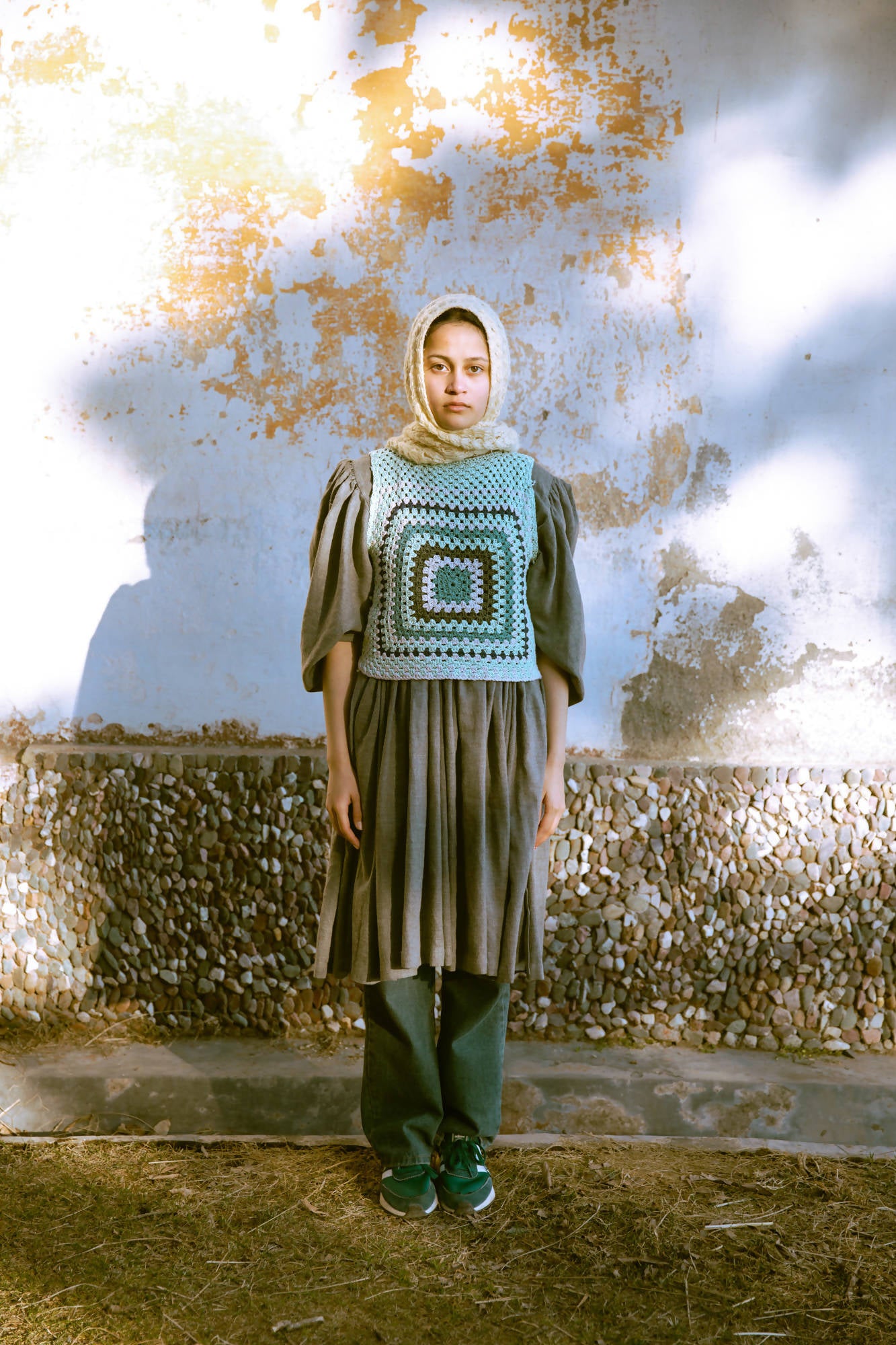 ADHORA BLUE GREEN VEST