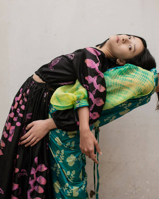 Black Waist Cutout Dress