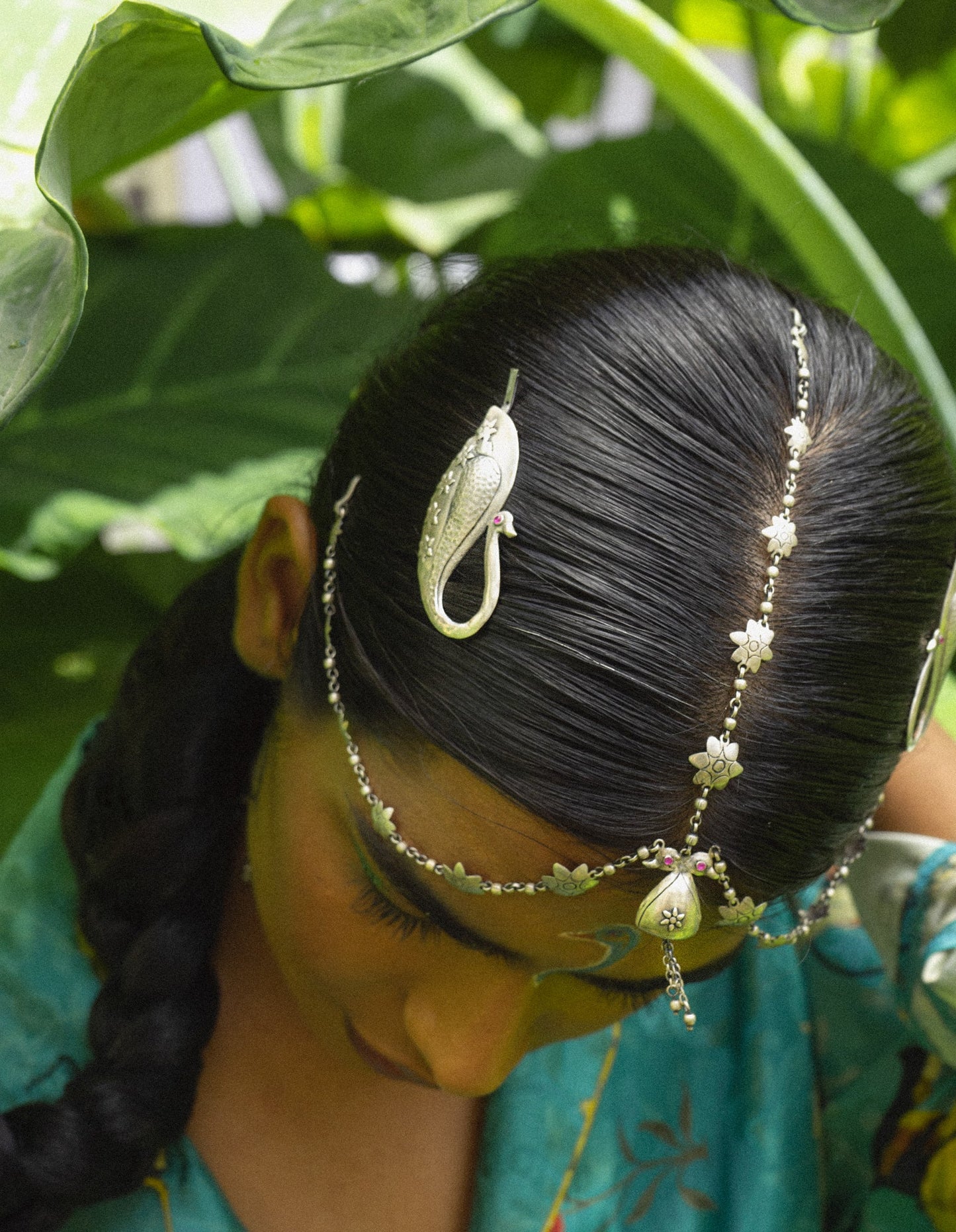 NEKHI | नेकी HAIR BOBBIES (IN SILVER)